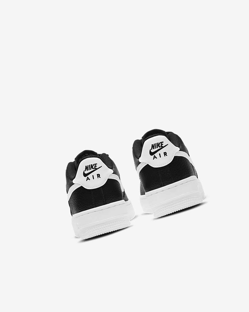 Black / White Boys' Nike Air Force 1 Sneakers | UK4777