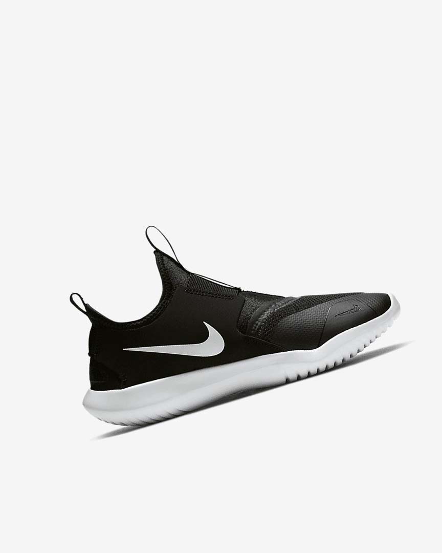 Black / White Boys' Nike Flex Runner Running Shoes | UK5179