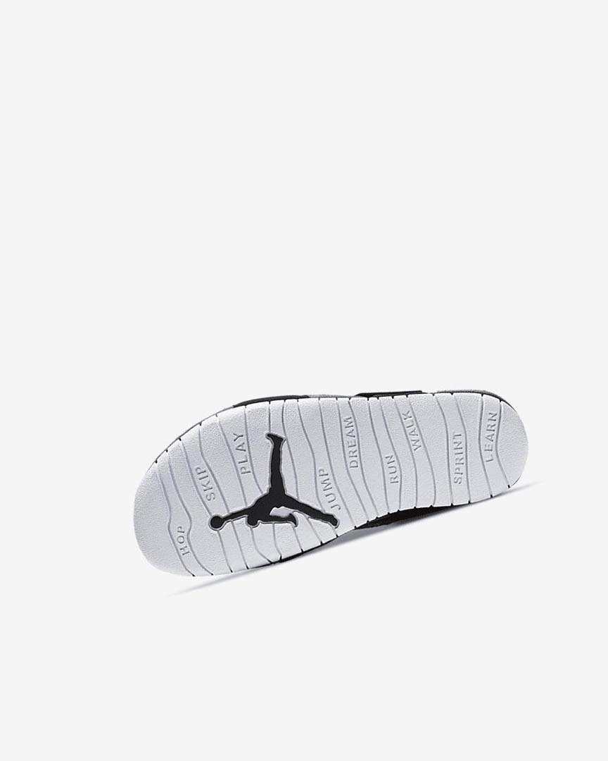 Black / White Boys' Nike Jordan Flare Shoes | UK2346