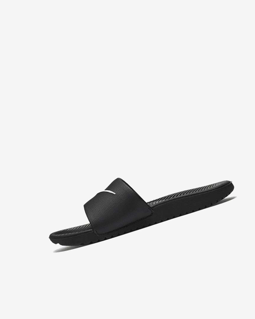 Black / White Boys' Nike Kawa Slides | UK2824