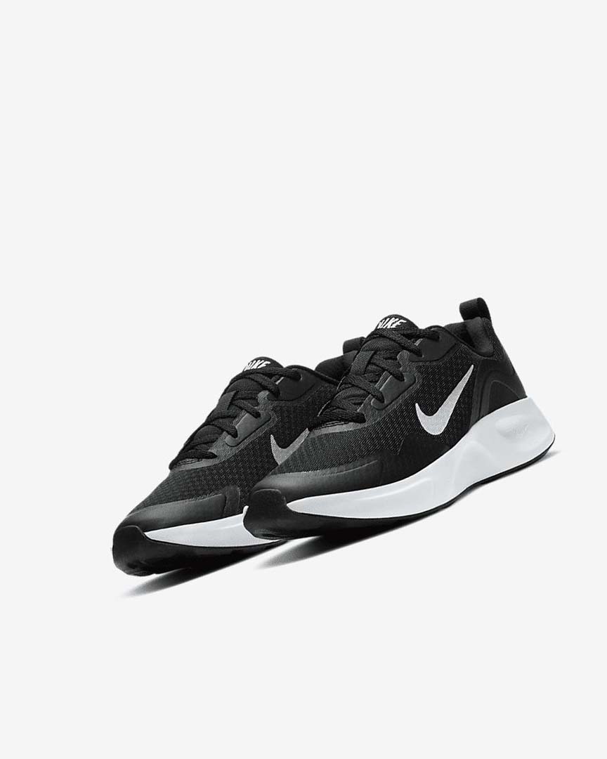 Black / White Boys' Nike Wearallday Sneakers | UK2886