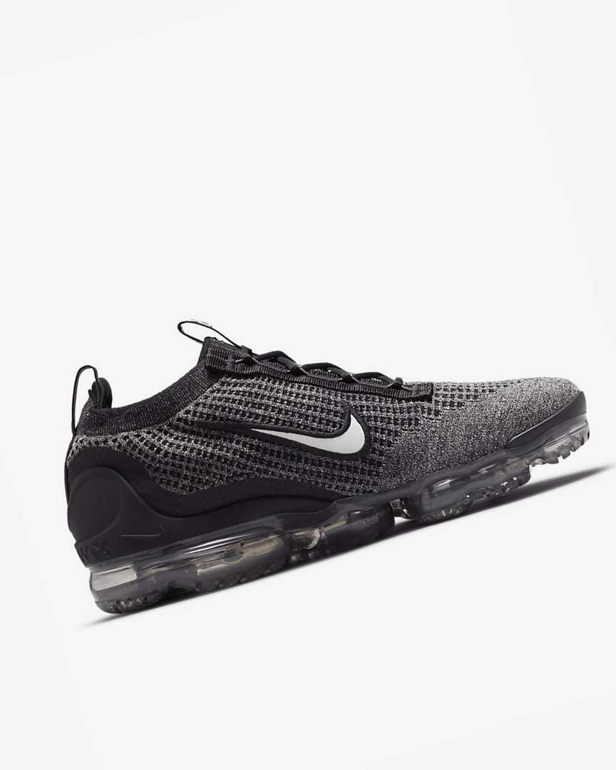 Black / White / Dark Grey / Black Men's Nike Air VaporMax 2021 FK Sneakers | UK2581