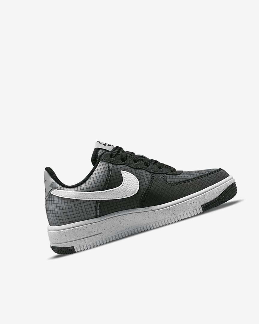 Black / White Girls' Nike Air Force 1 Crater Sneakers | UK4805