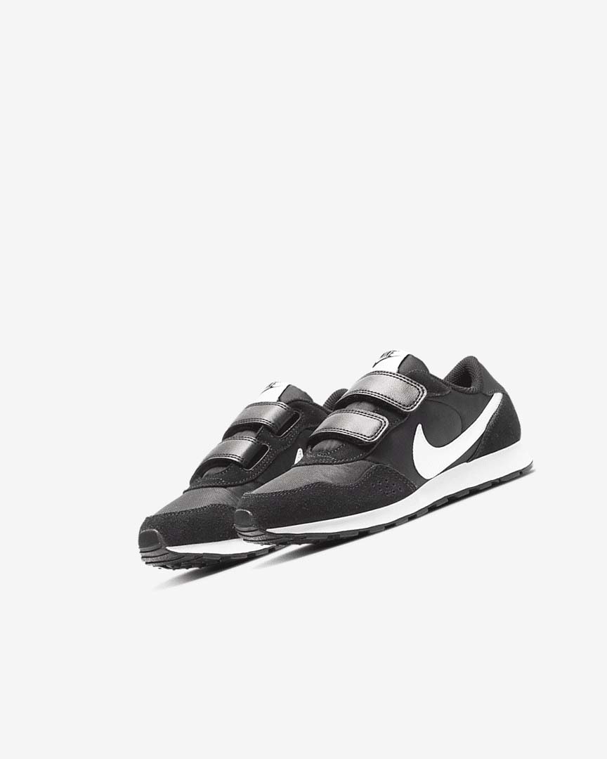 Black / White Girls' Nike MD Valiant Shoes | UK4698