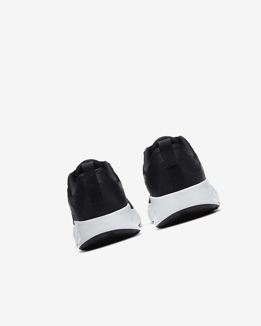 Black / White Girls' Nike Wearallday Sneakers | UK4931