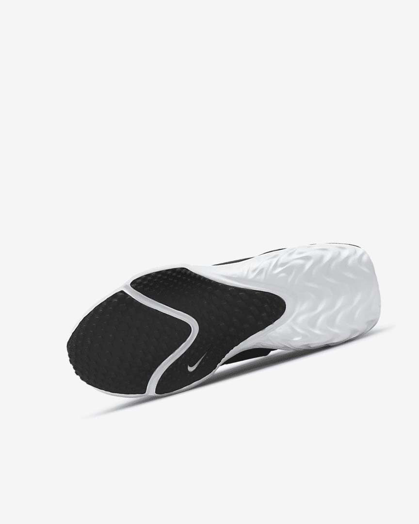 Black / White / Grey Boys' Nike Flow Running Shoes | UK1160