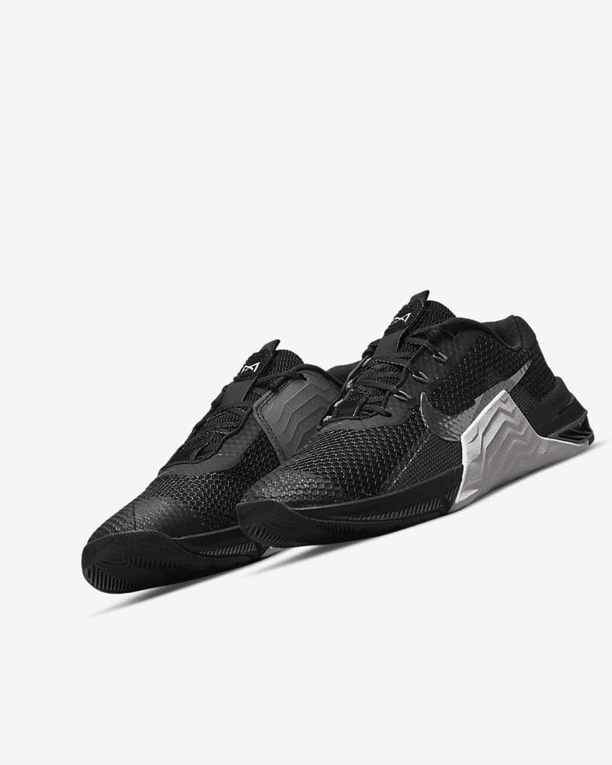 Black / White / Grey / Metal Dark Grey Women's Nike Metcon 7 Training Shoes | UK2830