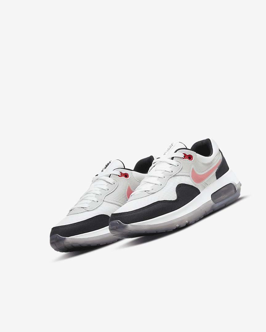 Black / White / Grey / Red Boys' Nike Air Max Motif Shoes | UK2950