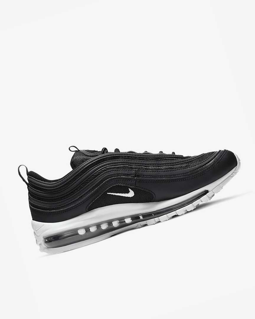 Black / White Men's Nike Air Max 97 Casual Shoes | UK2953