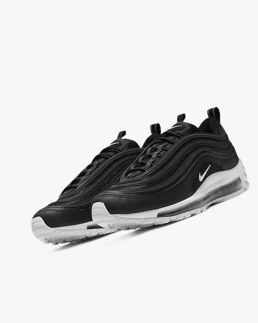 Black / White Men's Nike Air Max 97 Casual Shoes | UK2953