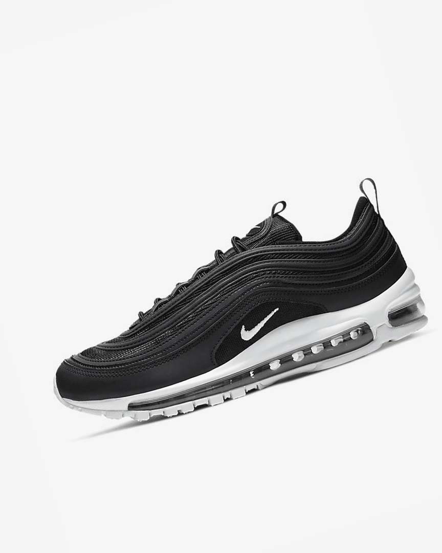 Black / White Men\'s Nike Air Max 97 Casual Shoes | UK2953