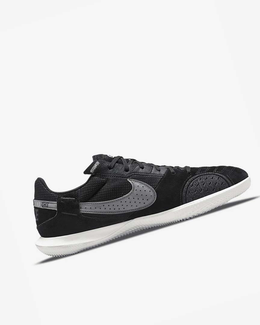 Black / White Men's Nike Streetgato Football Shoes | UK2530