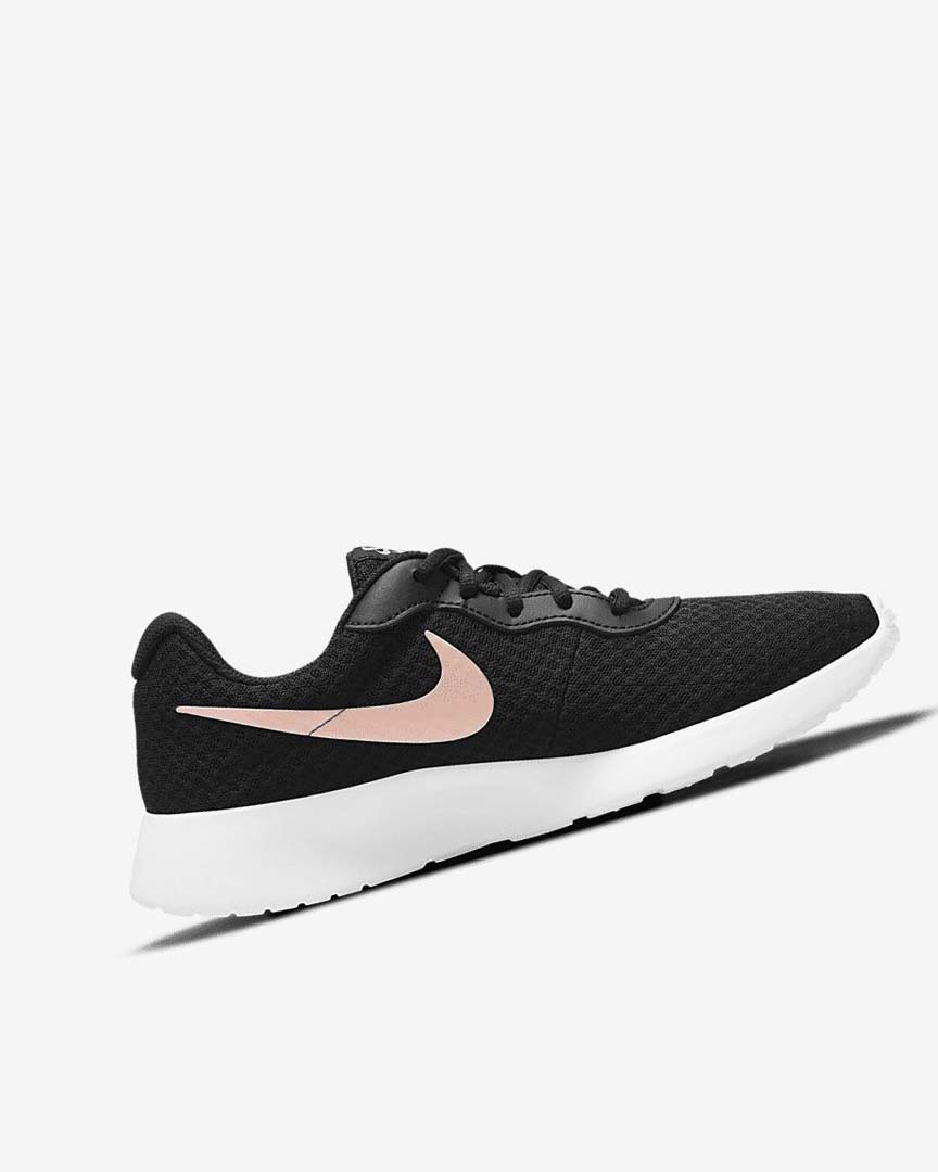 Black / White / Metal Red Brown Women's Nike Tanjun Sneakers | UK2989