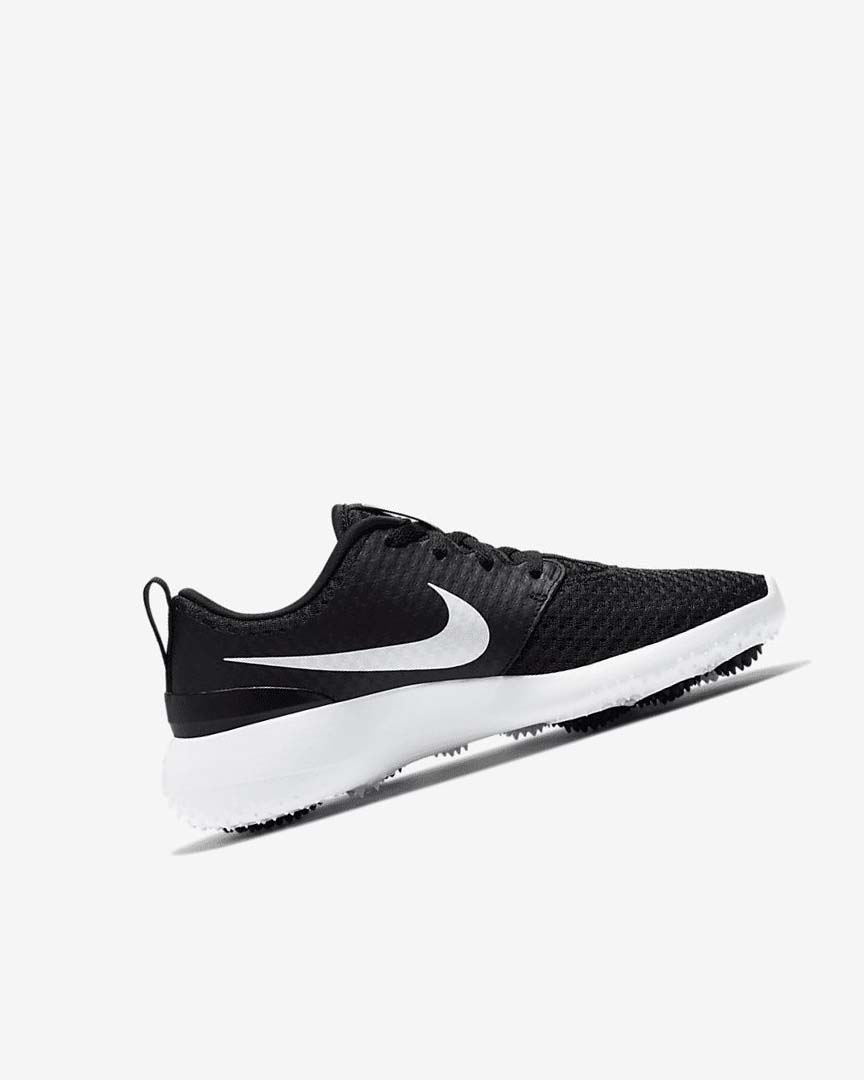 Black / White / Metal White Boys' Nike Roshe G Jr. Golf Shoes | UK2420