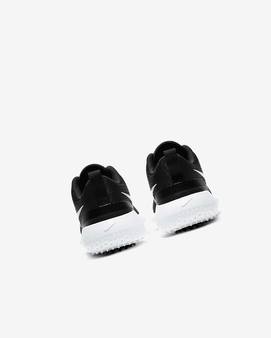 Black / White / Metal White Boys' Nike Roshe G Jr. Golf Shoes | UK2420