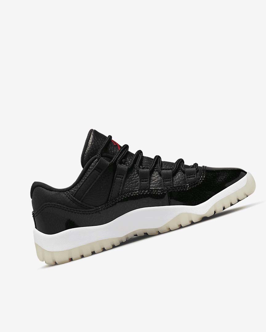 Black / White / Red Boys' Nike Air Jordan 11 Retro Low Basketball Shoes | UK5035