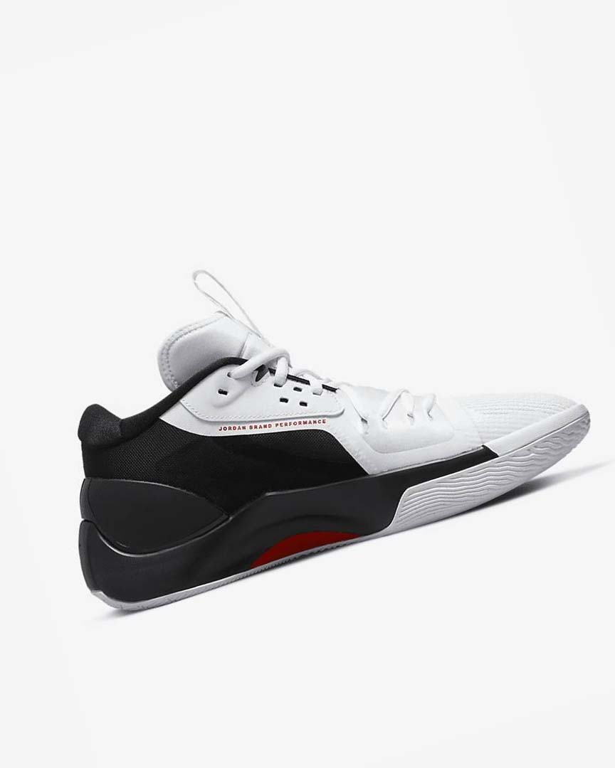 Black / White / Red Men's Nike Jordan Zoom Separate Basketball Shoes | UK4691