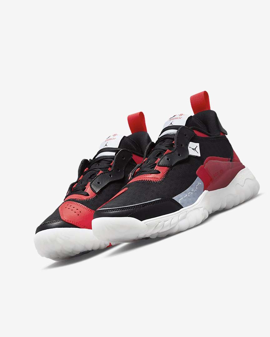 Black / White / Red / Red Women's Nike Jordan Delta 2 SE Basketball Shoes | UK3057