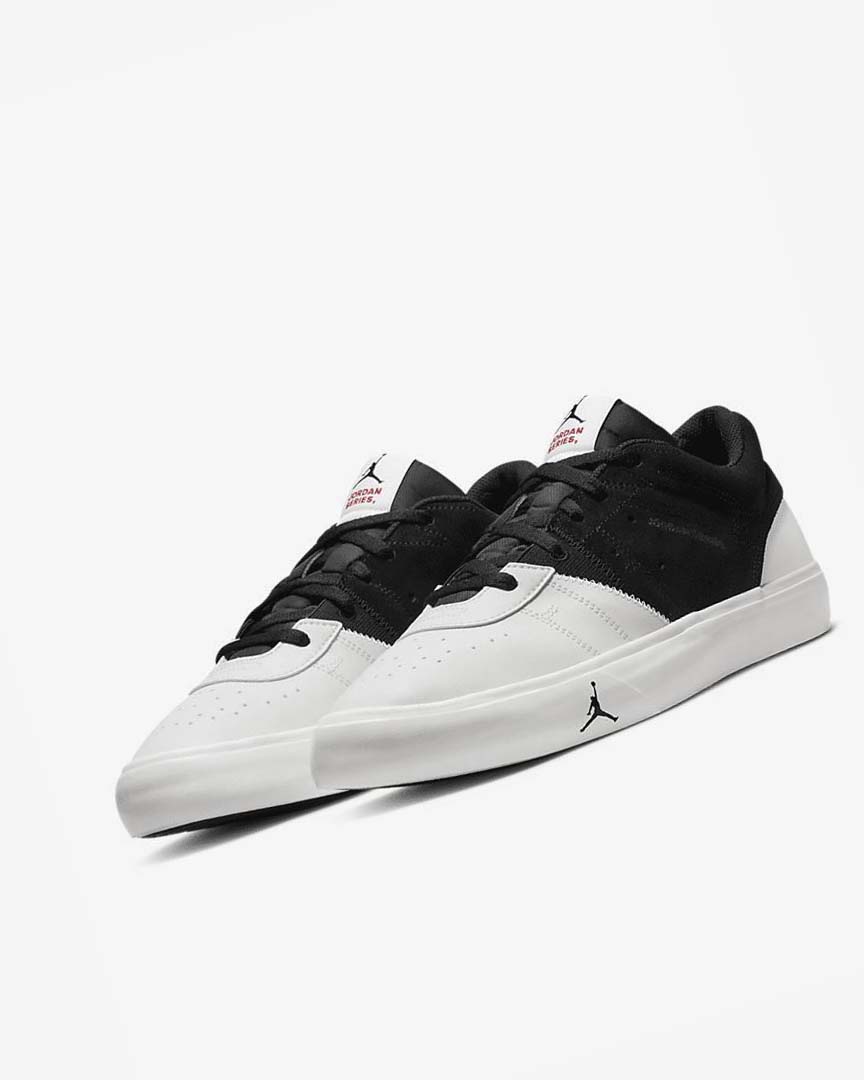 Black / White / White / Red Men's Nike Jordan Series ES Sneakers | UK2786