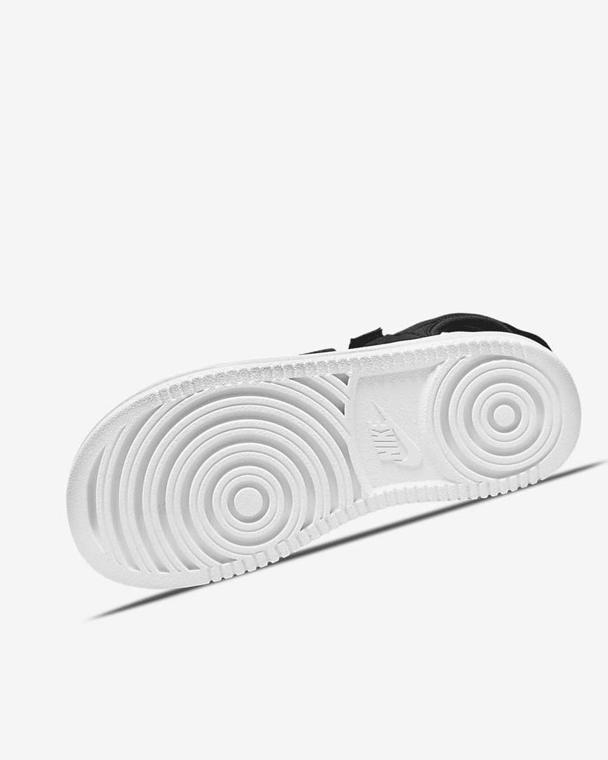 Black / White / White Women's Nike Icon Classic Sandals | UK5036