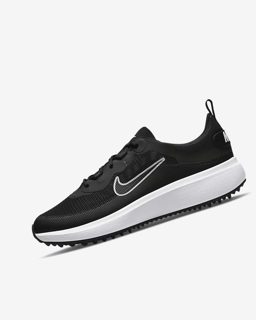 Black / White Women\'s Nike Ace Summerlite Golf Shoes | UK1178