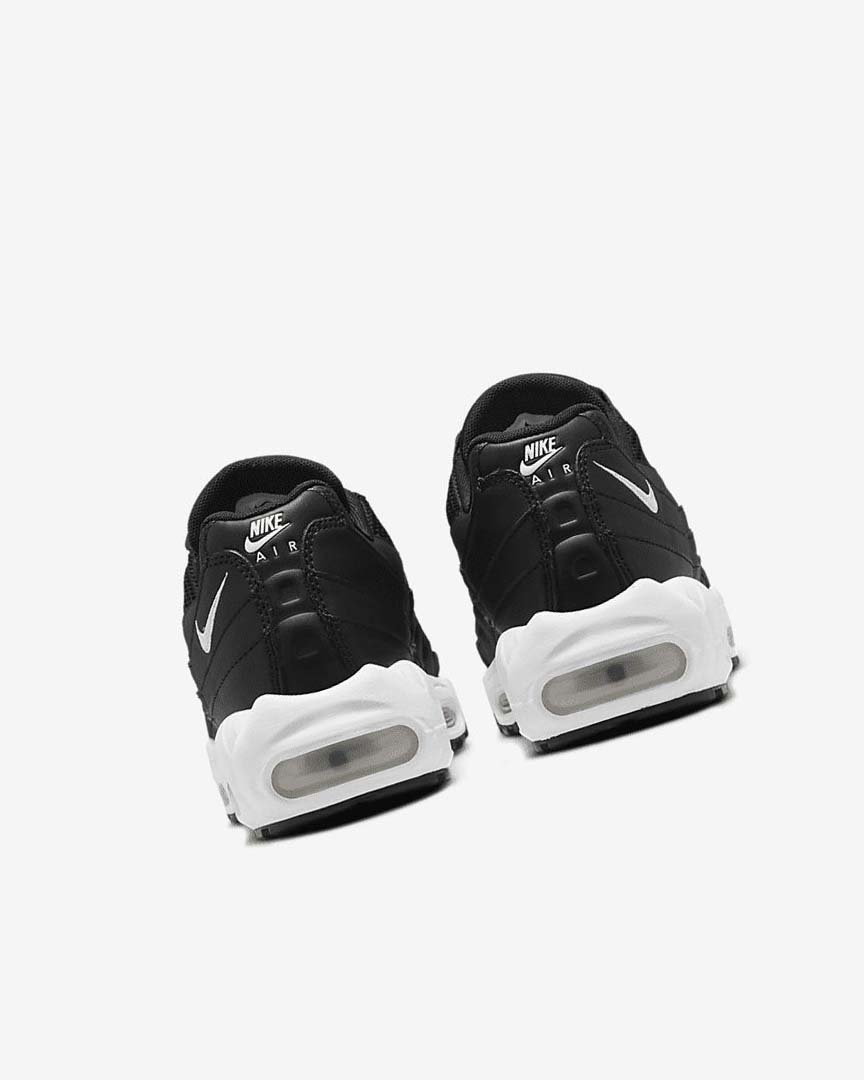 Black / White Women's Nike Air Max 95 Casual Shoes | UK2231