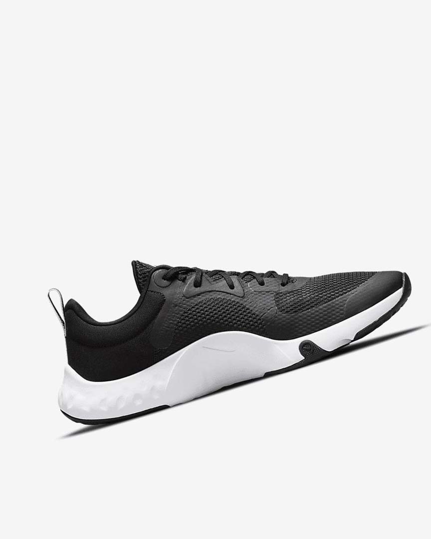 Black / White Women's Nike Renew In-Season TR 11 Training Shoes | UK4862