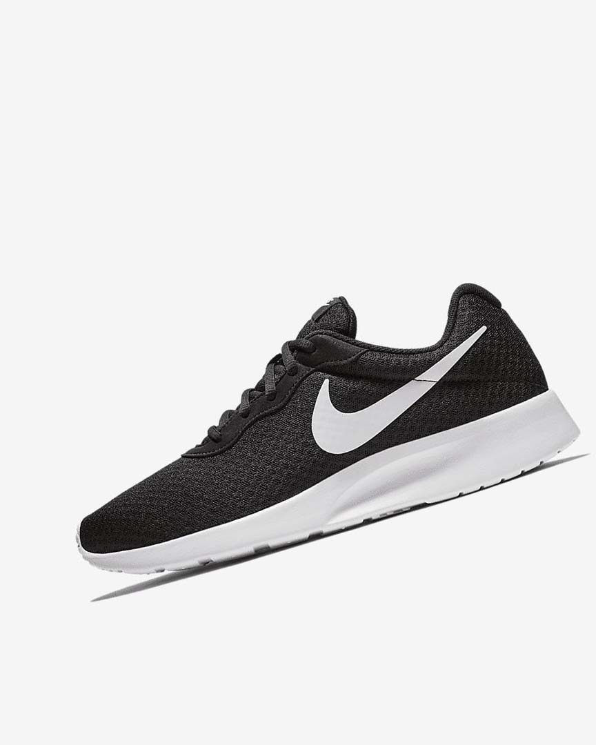 Black / White Women\'s Nike Tanjun Sneakers | UK4665