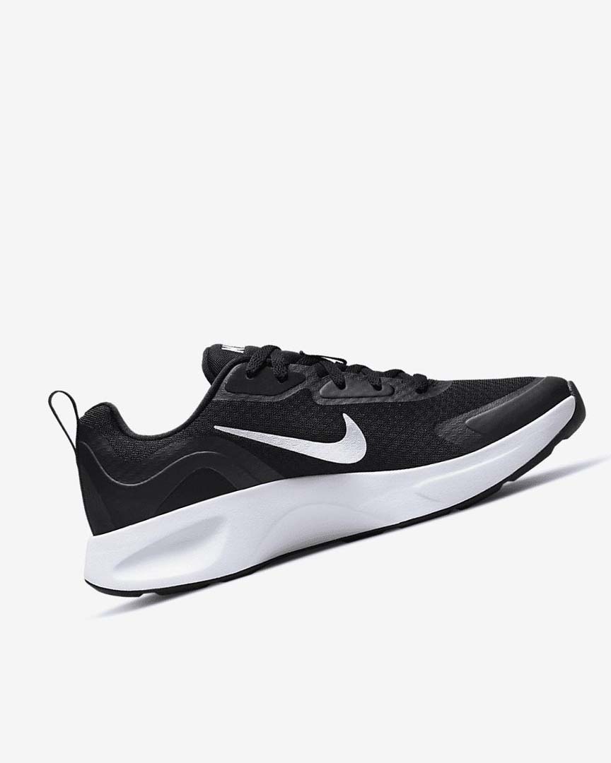 Black / White Women's Nike Wearallday Sneakers | UK2434