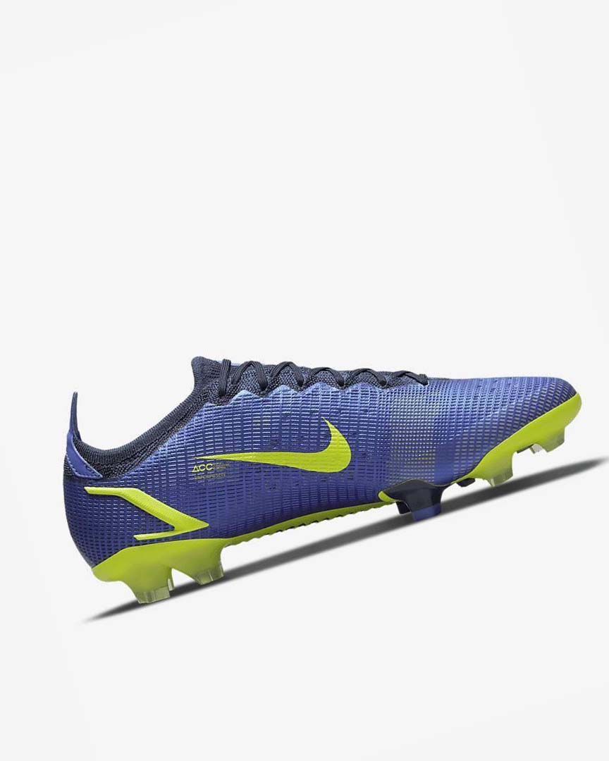 Blue / Blue Men's Nike Mercurial Vapor 14 Elite FG Football Boots | UK4558