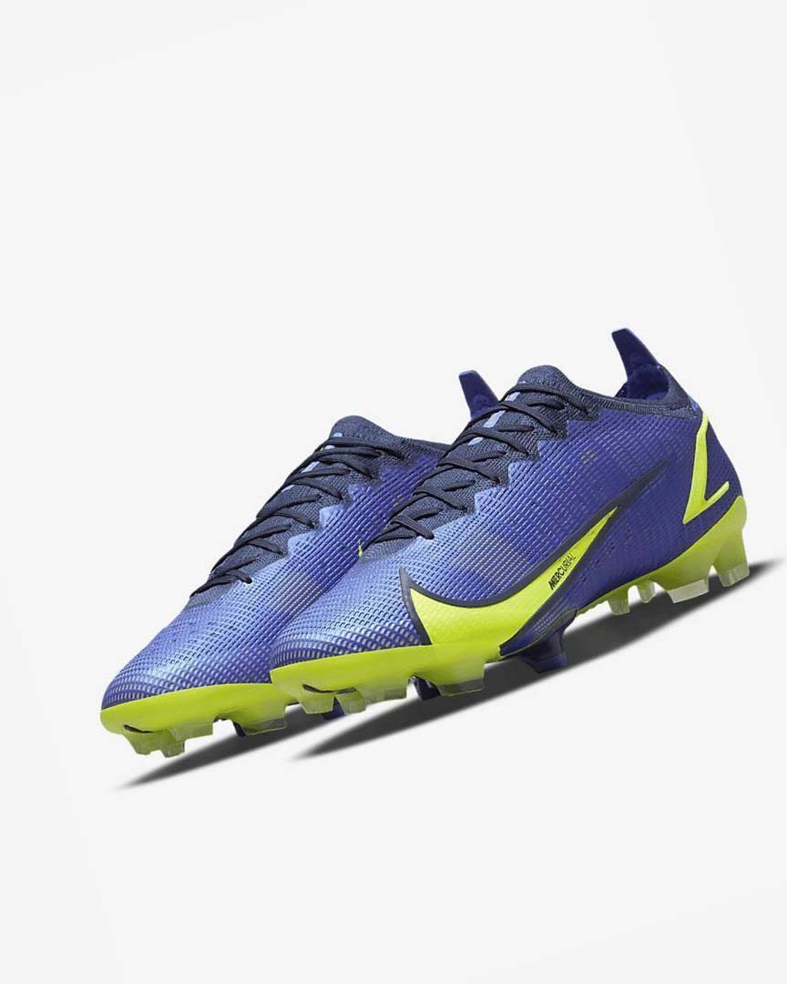 Blue / Blue Men's Nike Mercurial Vapor 14 Elite FG Football Boots | UK4558