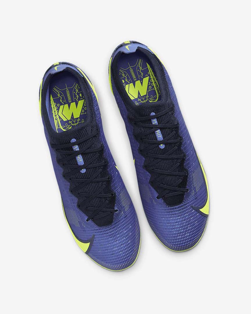 Blue / Blue Women's Nike Mercurial Vapor 14 Elite FG Football Boots | UK2907