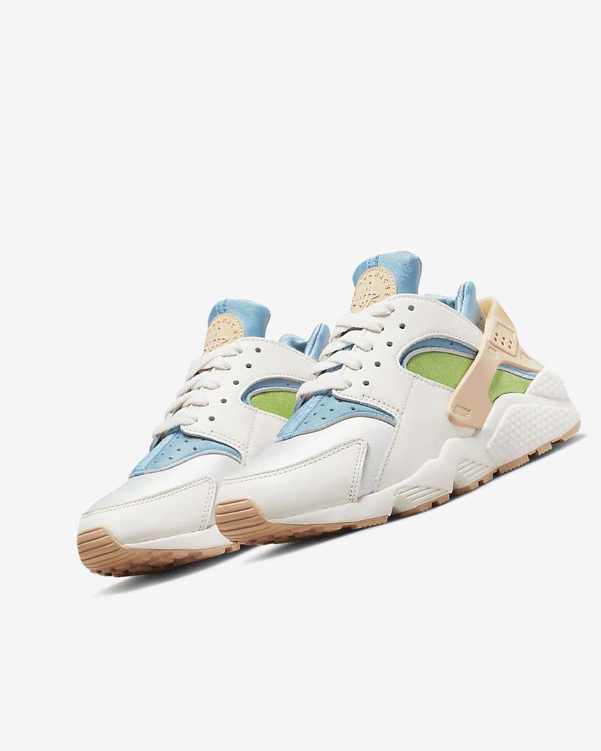 Blue / Green / Orange Women's Nike Air Huarache SE Sneakers | UK4507