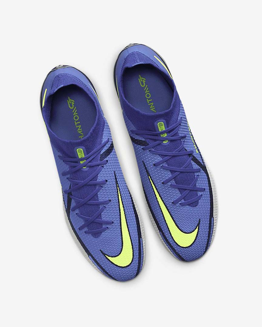 Blue / Grey / Blue Women's Nike Phantom GT2 Dynamic Fit Elite FG Football Boots | UK5033