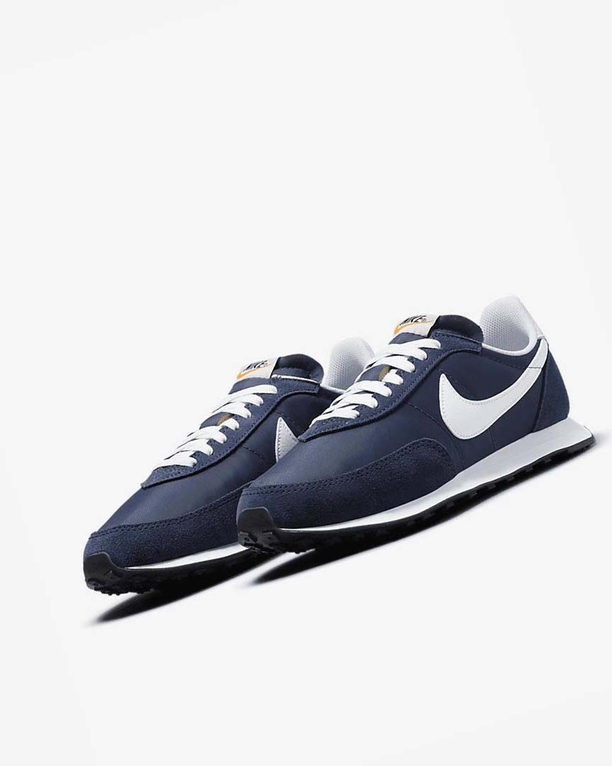 Blue / Navy / White Men's Nike Waffle Trainer 2 Casual Shoes | UK2756