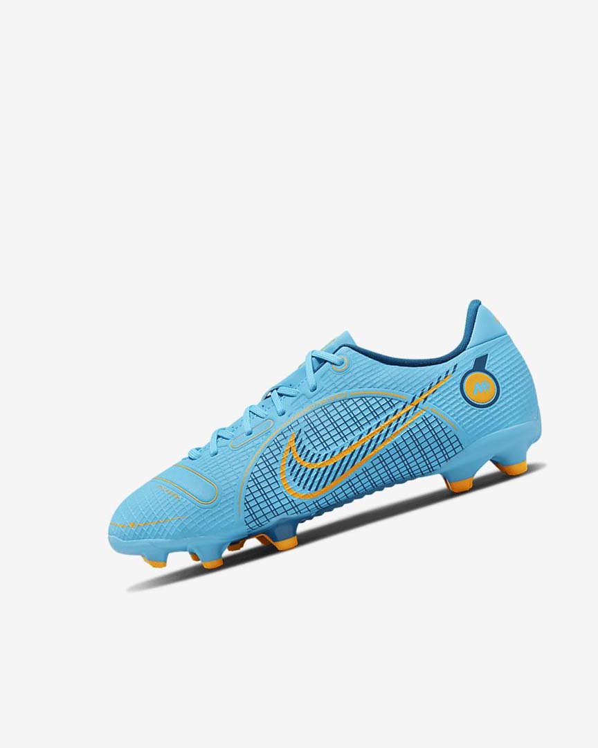 Blue / Orange Girls\' Nike Jr. Mercurial Vapor 14 Academy MG Football Boots | UK2789