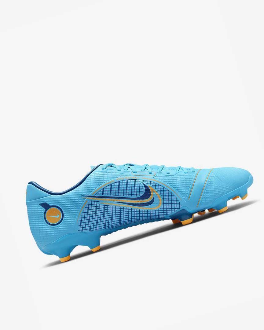 Blue / Orange Men's Nike Mercurial Vapor 14 Academy MG Football Boots | UK2985