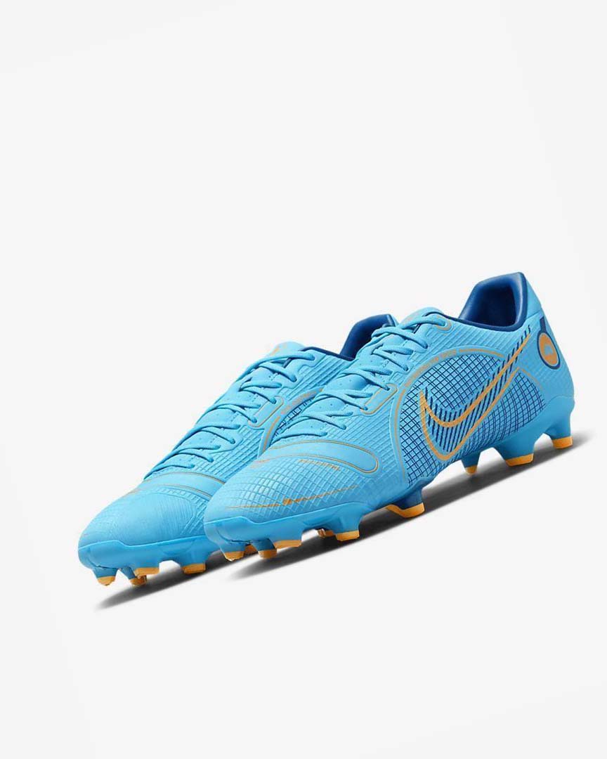 Blue / Orange Men's Nike Mercurial Vapor 14 Academy MG Football Boots | UK2985