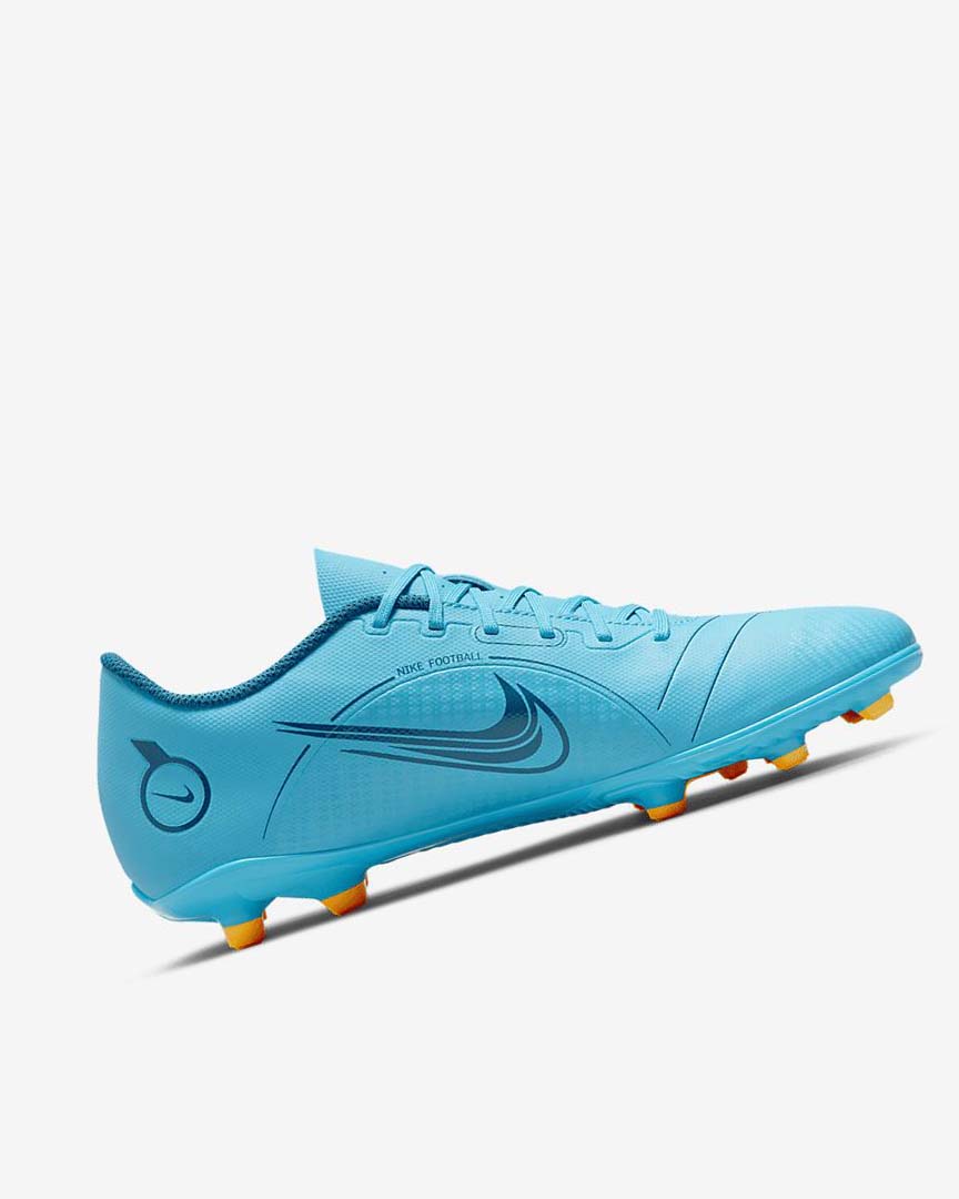 Blue / Orange Women's Nike Mercurial Vapor 14 Club MG Football Boots | UK2638