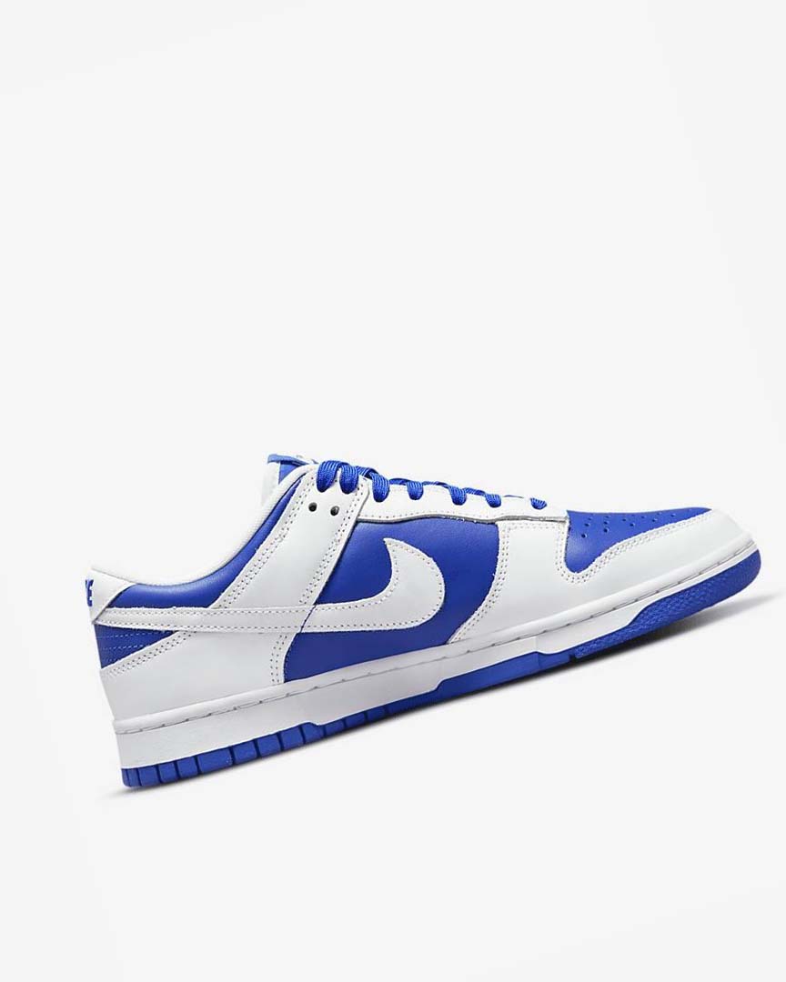 Blue / White / Blue Men's Nike Dunk Low Retro Sneakers | UK5469