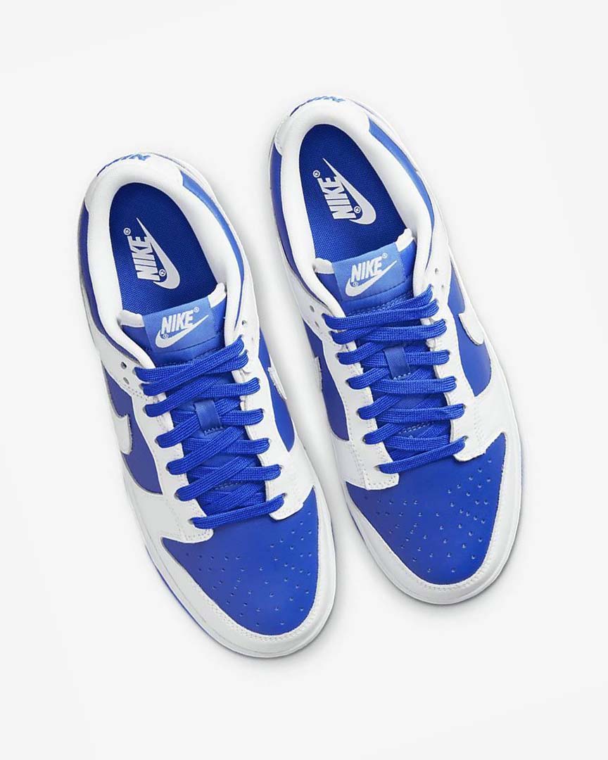 Blue / White / Blue Men's Nike Dunk Low Retro Sneakers | UK5469