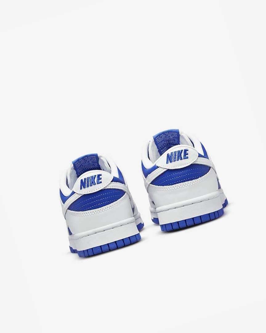 Blue / White / Blue Men's Nike Dunk Low Retro Sneakers | UK5469