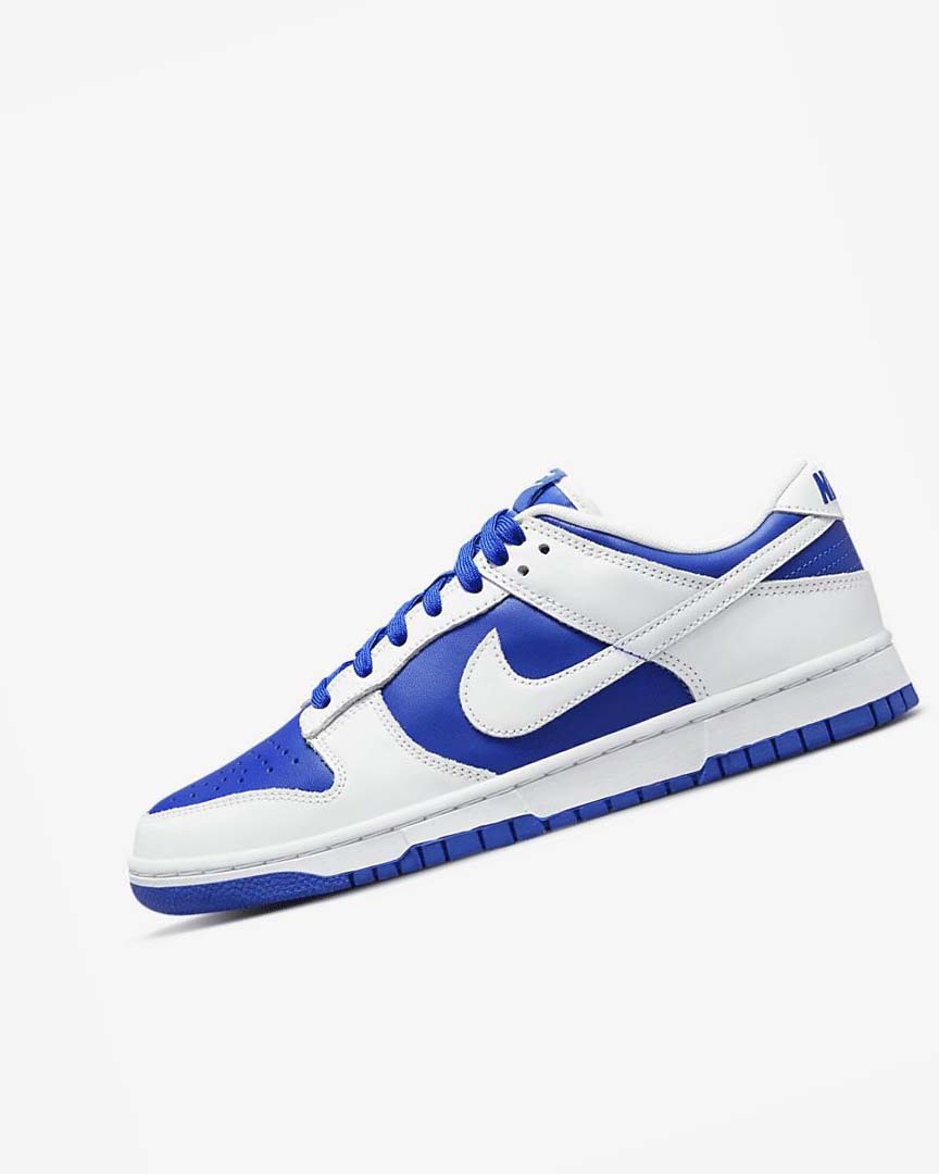 Blue / White / Blue Men\'s Nike Dunk Low Retro Sneakers | UK5469