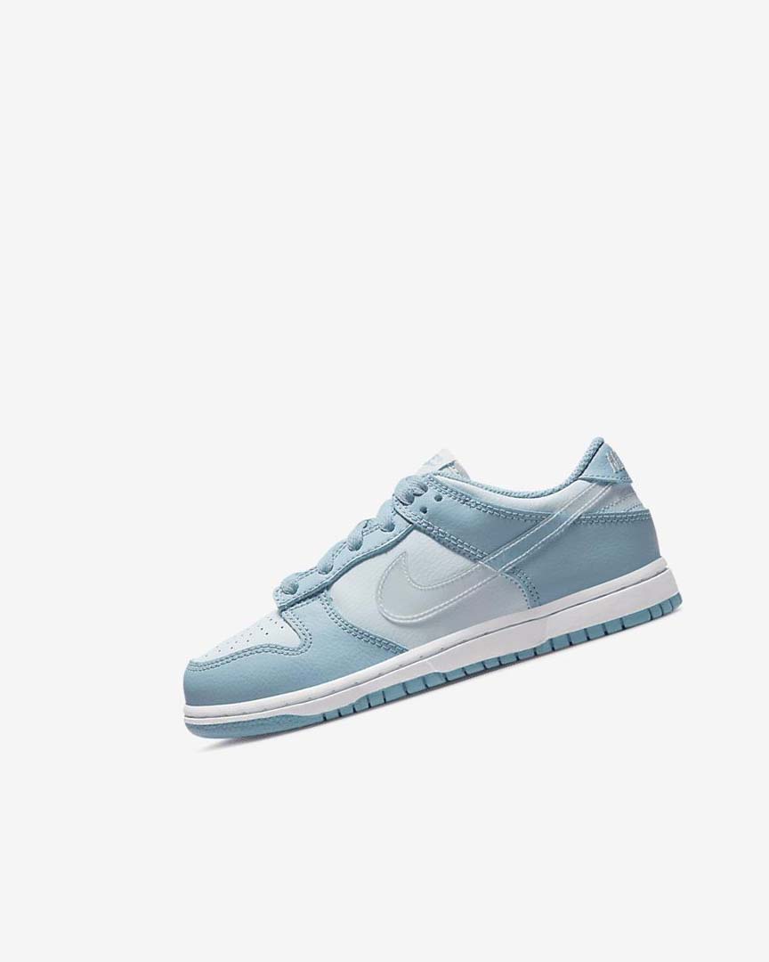 Blue / White Boys\' Nike Dunk Low Sneakers | UK4541