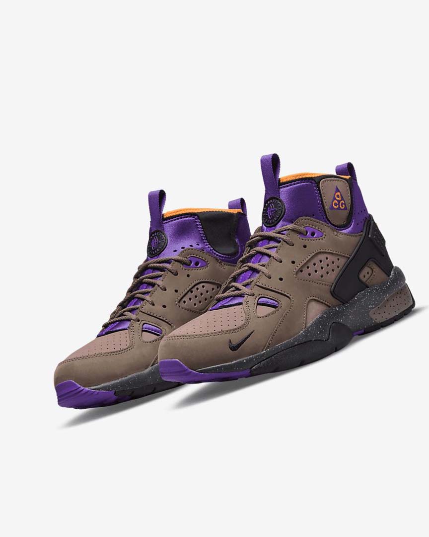 Brown / Purple / Light Men's Nike ACG Air Mowabb Sneakers | UK4552