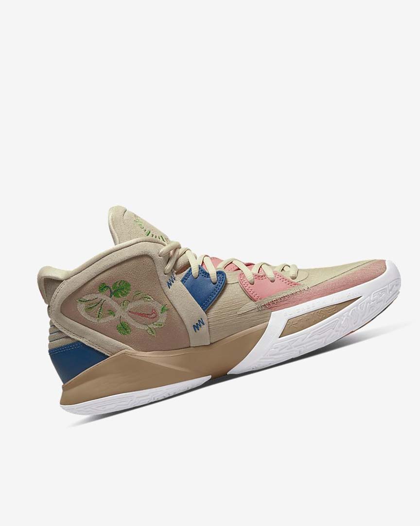 Brown / White Women's Nike Kyrie Infinity Basketball Shoes | UK4488