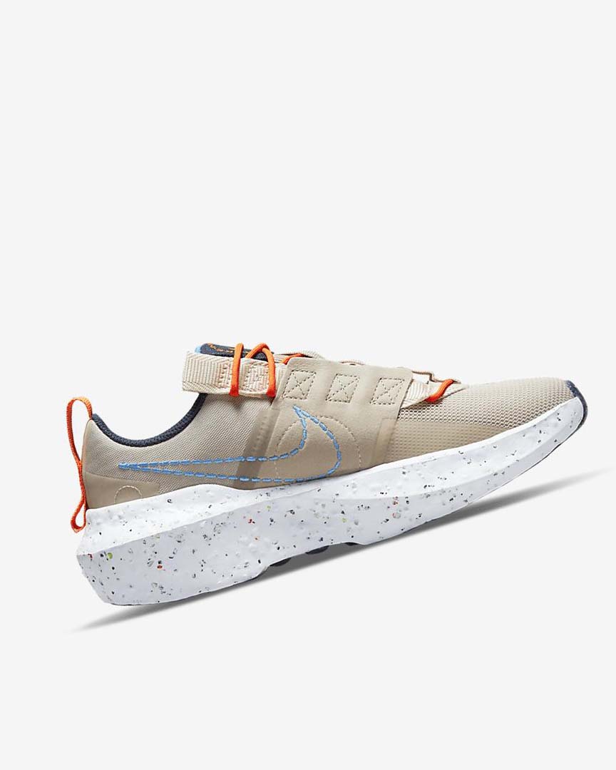 Cream / White / Light Blue Women's Nike Crater Impact Sneakers | UK2529