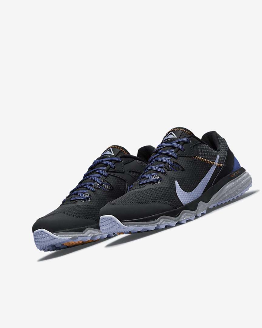 Dark Grey / Black / Light Women's Nike Juniper Trail Trail Running Shoes | UK5294