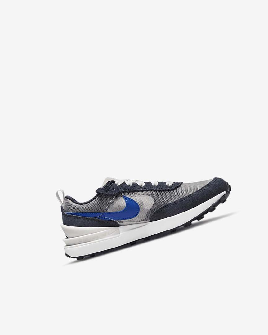 Dark Obsidian / Black / Royal Boys' Nike Waffle One Sneakers | UK2763