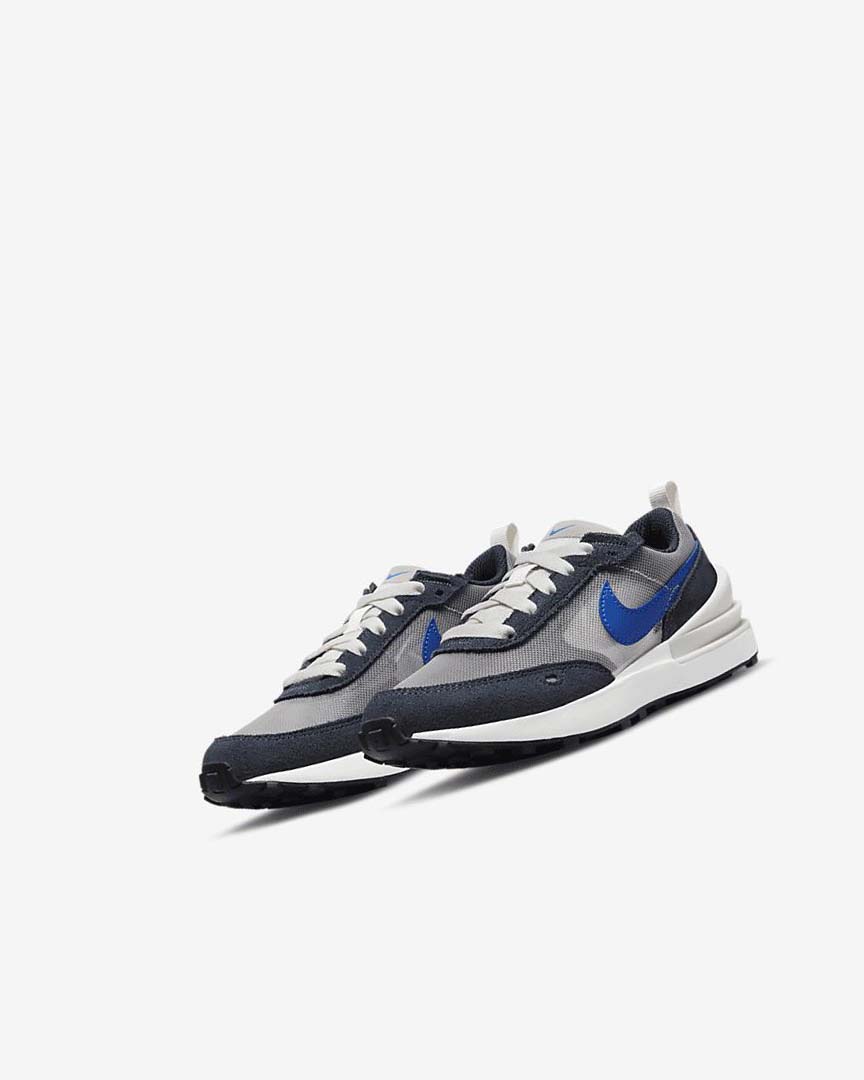 Dark Obsidian / Black / Royal Boys' Nike Waffle One Sneakers | UK2763